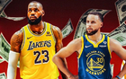 NBA球星總薪水榜：詹姆斯領跑，布克喬治趕超杜蘭特